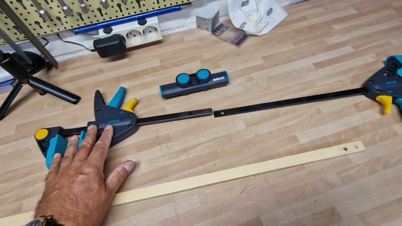 Diy....Wolfcraft Einhandzwingen (Schraubzwingen )extrem verl&auml;ngern