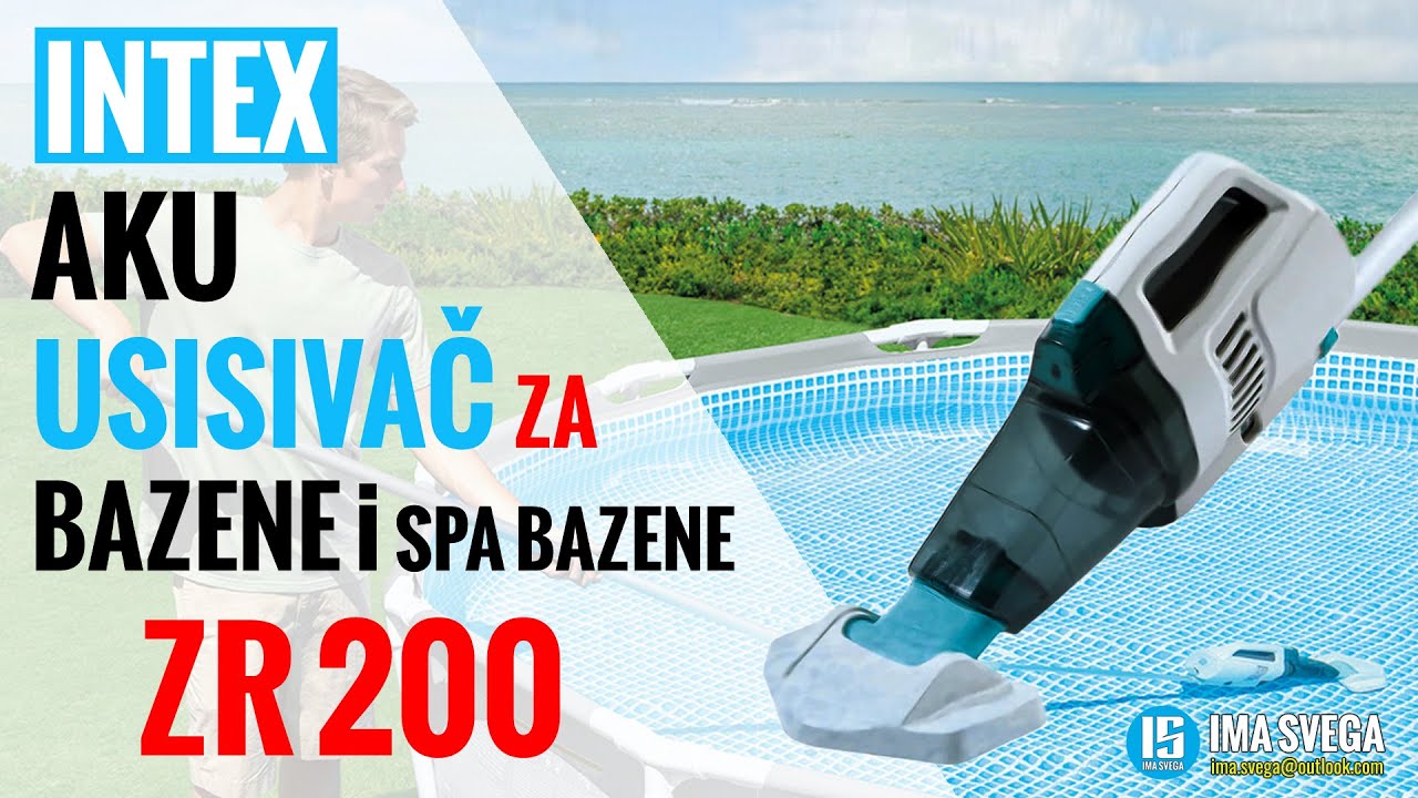 INTEX Usisivac ZR200 | Rechargeable Pool Vacuum Cleaner