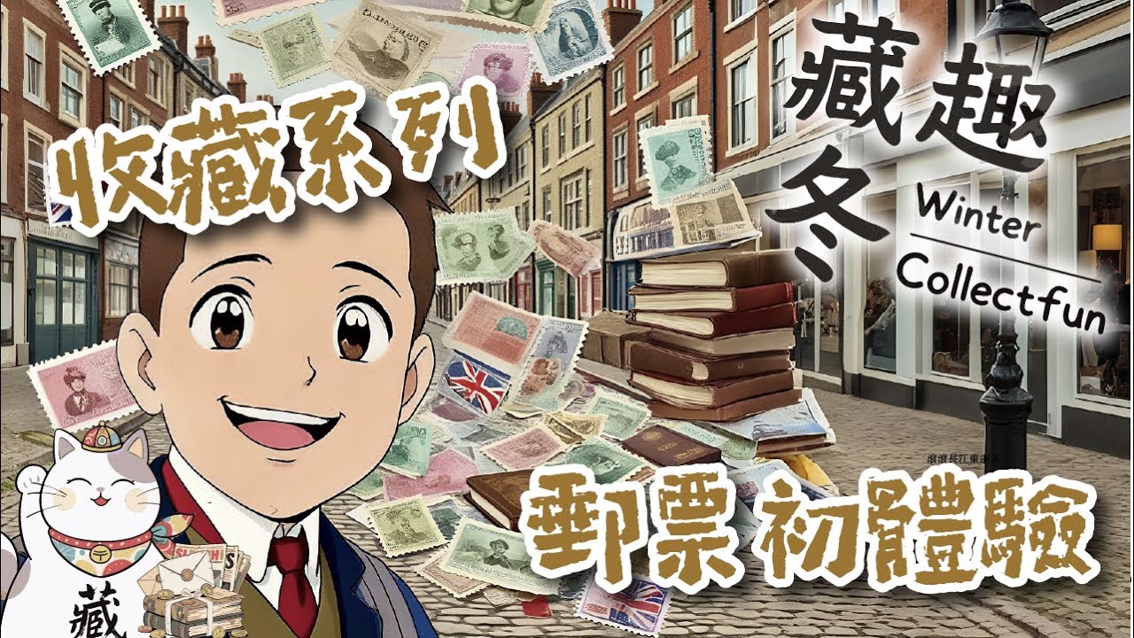 Ep4 【藏趣冬 Winter Collectfun】| 收藏系列 郵票初體驗！從方寸之間 窺見時光印記 | 收藏品 | 郵票 | 集郵 | 廣東話 | #收藏 #郵票 #阿冬 #集郵 #香港