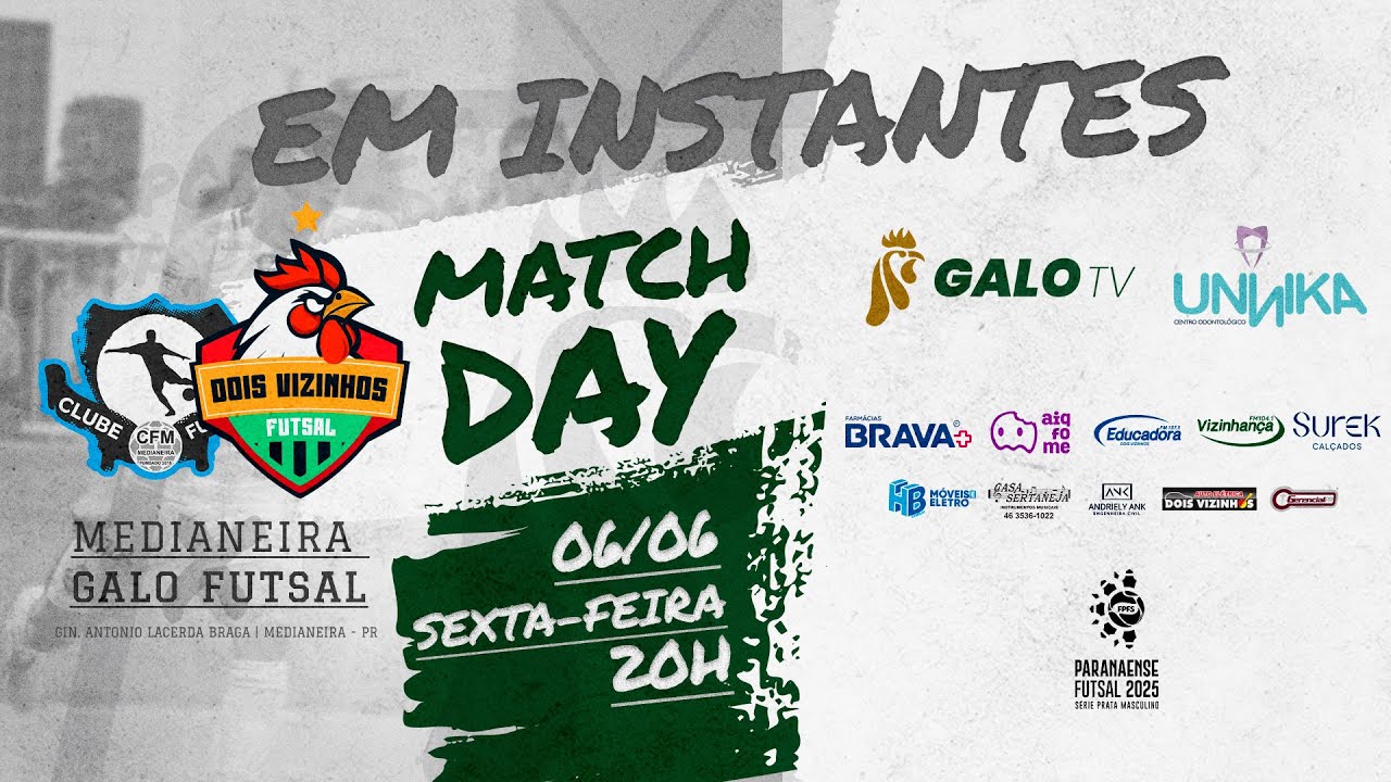 Medianeira x Galo Futsal - 13ª Rodada Série Prata 2025