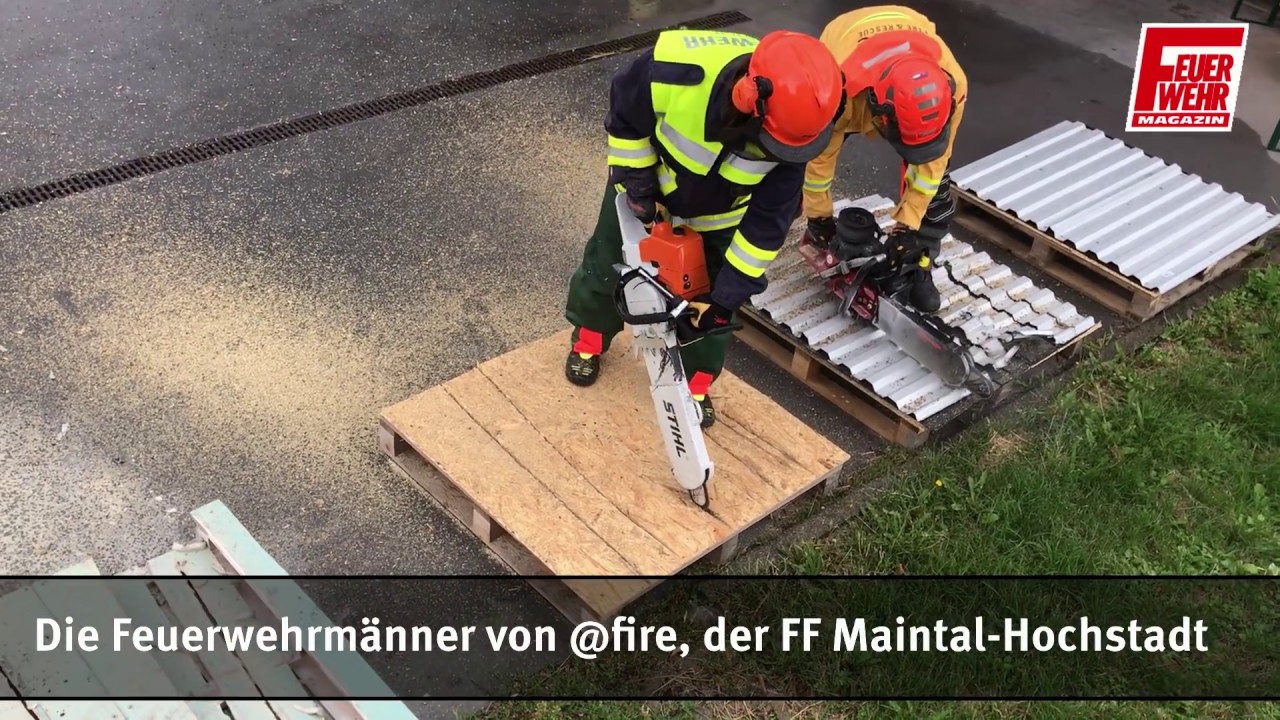 Rettungssägen im Praxistest