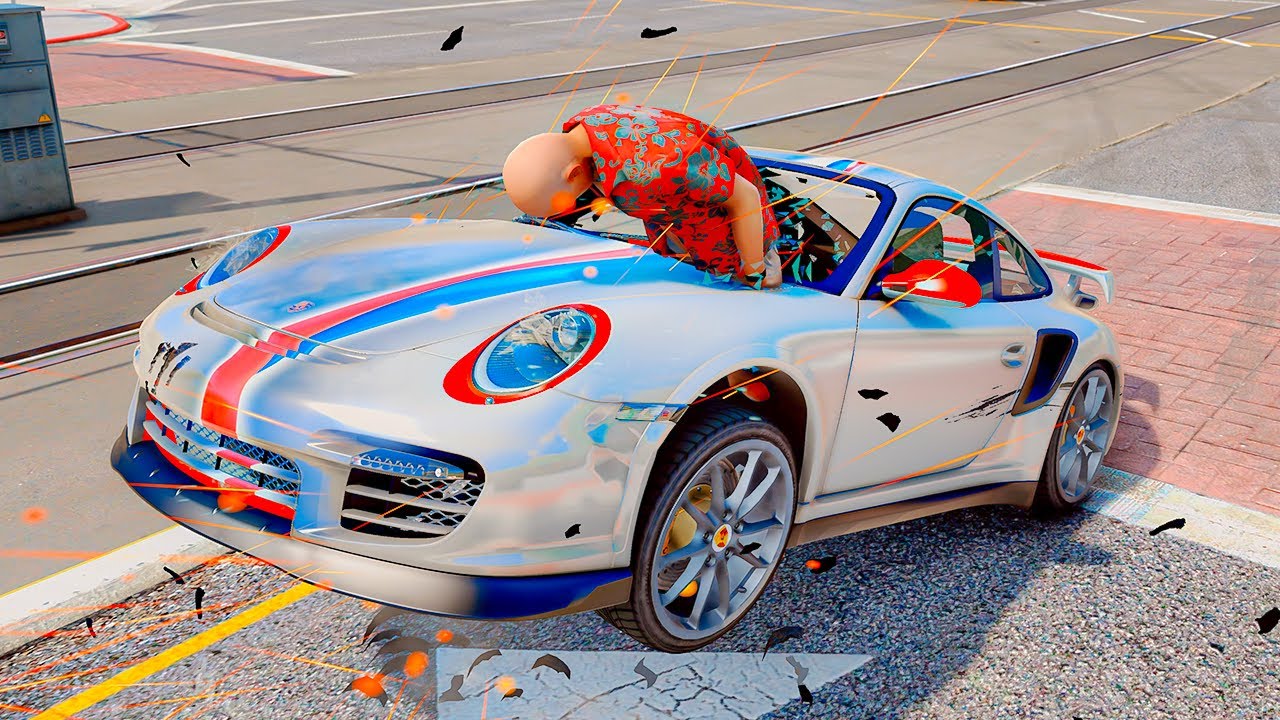 No Seatbelt Crash Testing Real Car Mods #12 - GTA 5 Epic Ragdolls Compilation (Euphoria physics)