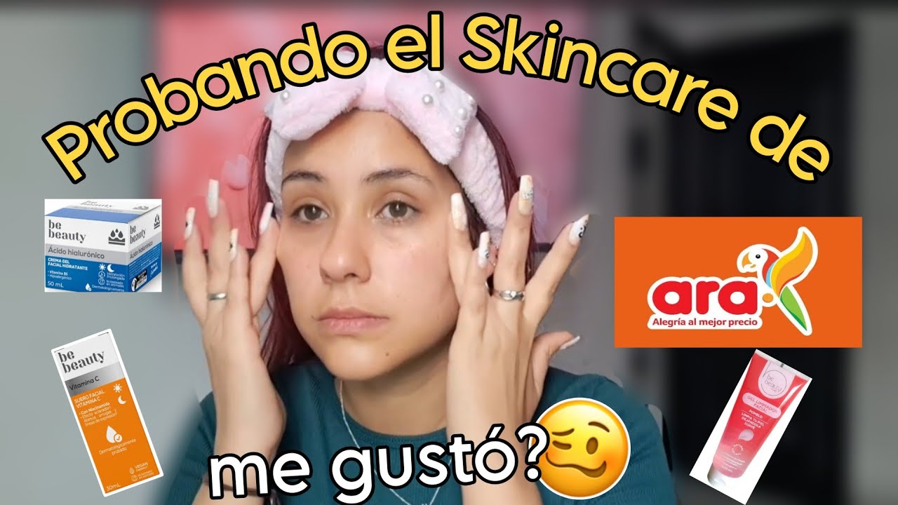 ☀️ Skincare con productos del Ara / productos Económicos 🧖‍♀️