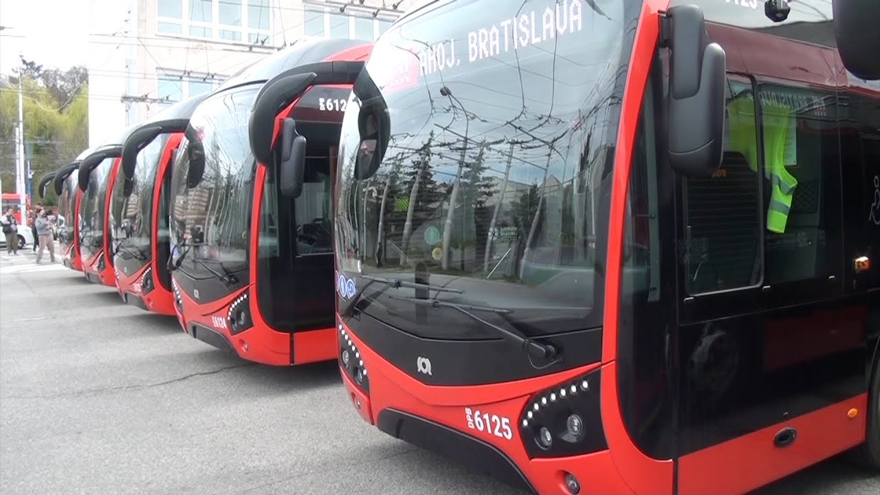 5.4.2024 | Bratislave už premávajú nové hybridné trolejbusy