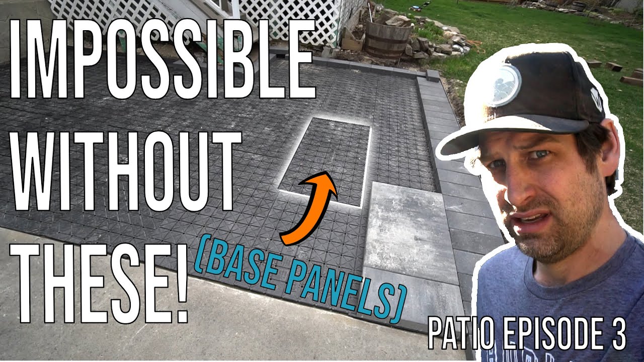 Paver Base Panels: DONT Install Large Format Pavers Without Watching This Video || Paver Patio Ep 3