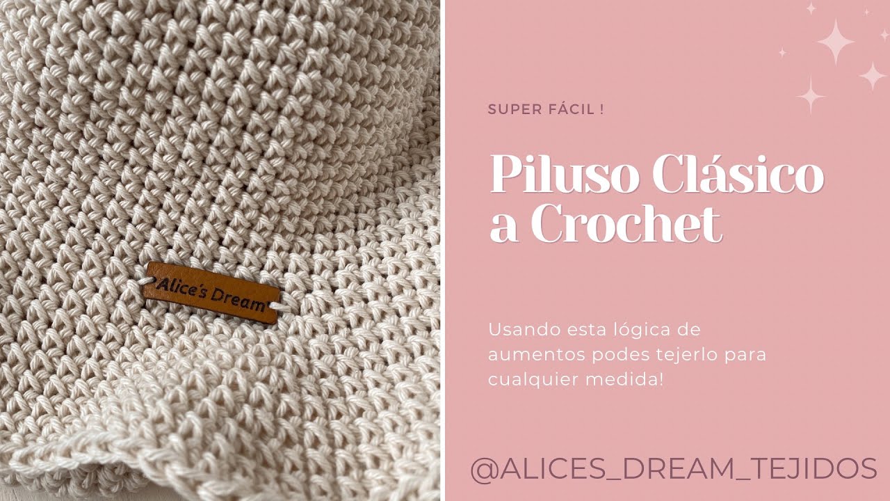 Piluso Clásico a Crochet
