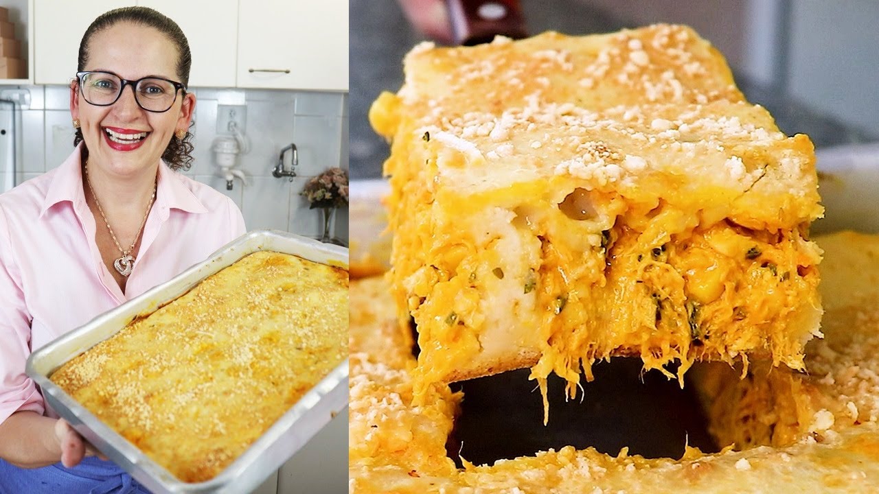 A MELHOR TORTA SALGADA DE FRANGO DA SUA VIDA! FACÍLIMA DE FAZER! - Isamara Amâncio