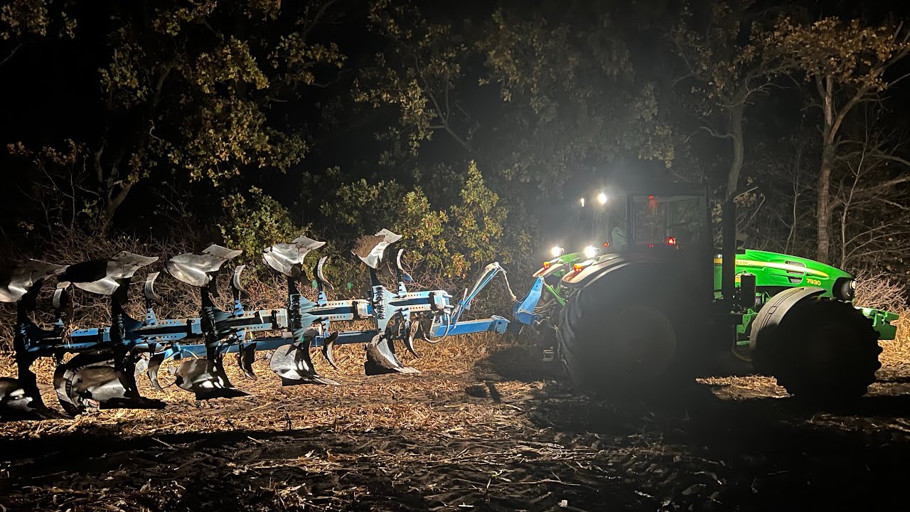 Оранка 2023 John deere з плугом лемкен (lemken)