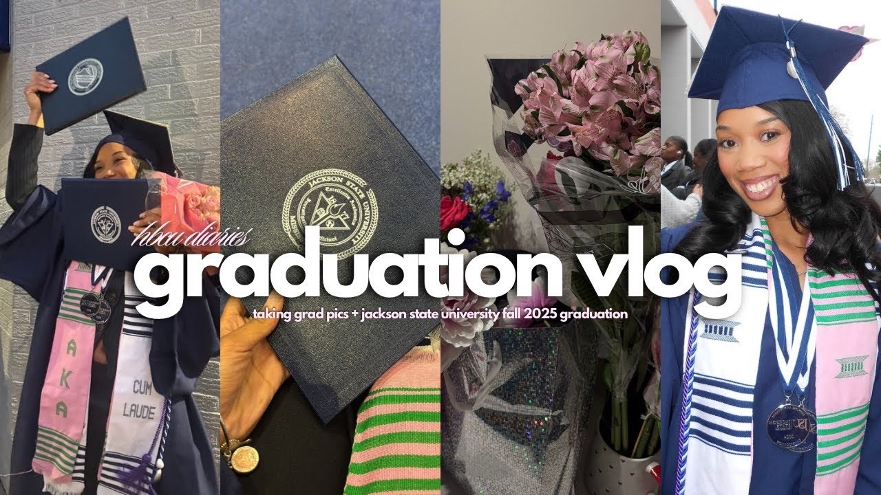 Дневники HBCU🎓: Финал (мой видеоблог о выпускном в JSU, фото с выпускного и многое другое) | Хейл...
