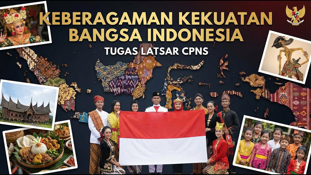 VIDEO VISUALISASI BANGSA: Keberagaman Kekuatan Bangsa Indonesia