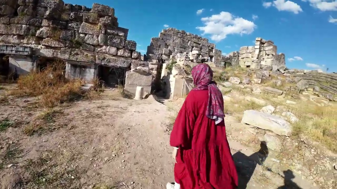 AIZANOI ANTİK KENTİ TİYATSOSU EL ÇEKİMİ @DJI  KÜTAHYA 2025