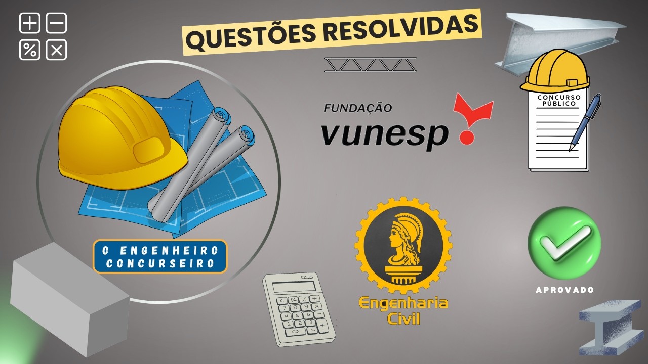 Resistência dos materiais | VUNESP | Engenharia civil