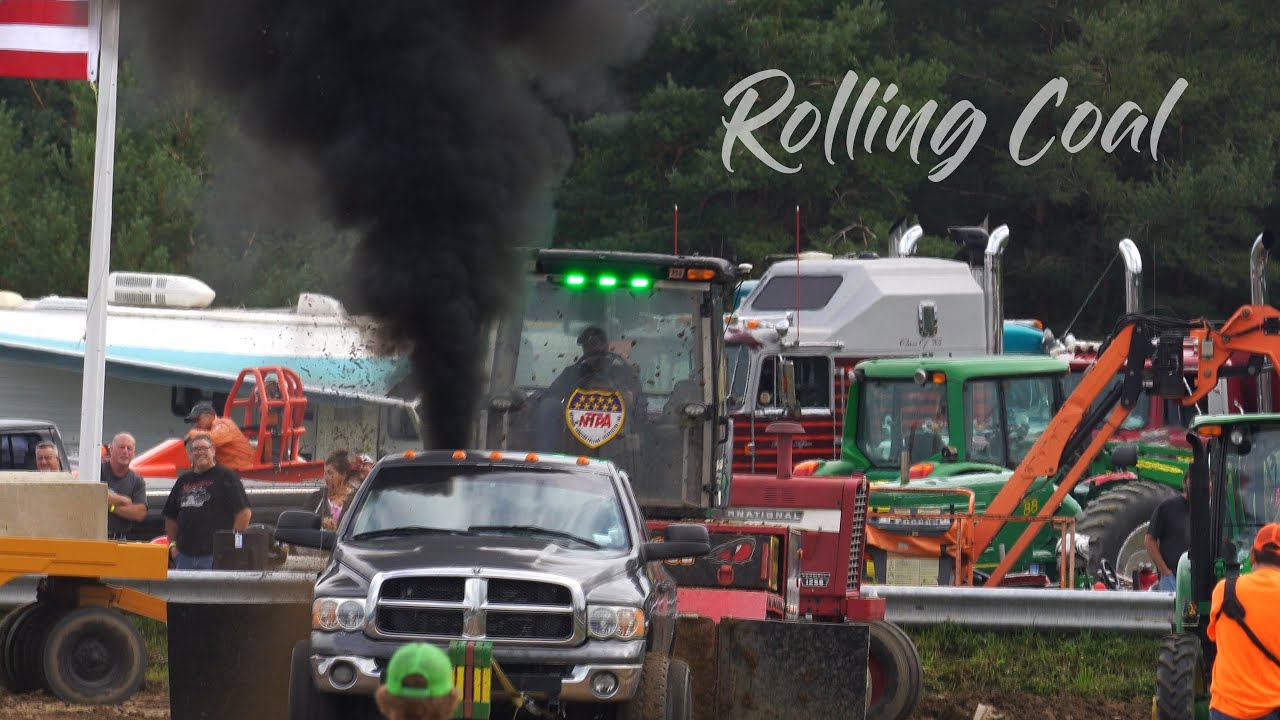 BadAss Diesel truck pull, Rolling Coal in 4K