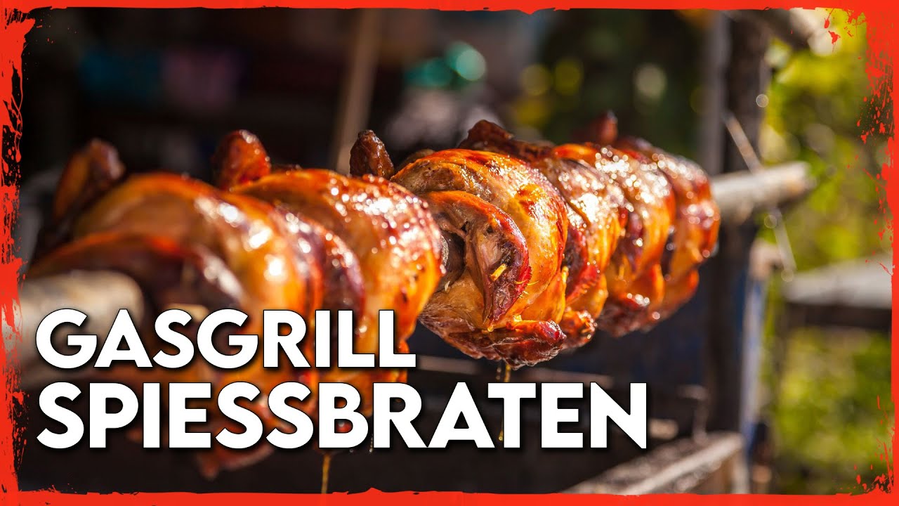 Spiessbraten vom Gasgrill | Der perfekte Rollbraten