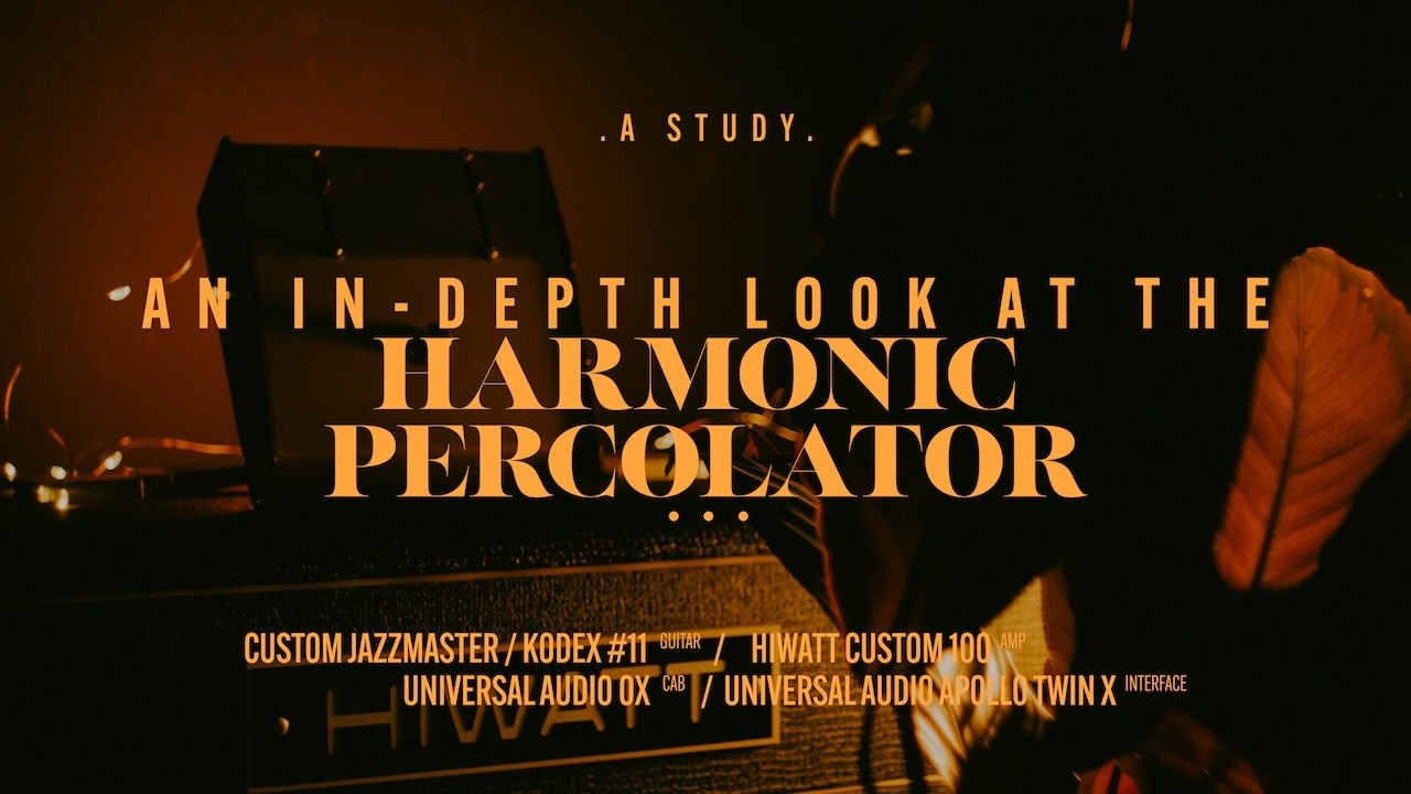 The story and sound of one of the most ICONIC fuzzes EVER! Let's take a look at Harmonic Percolators