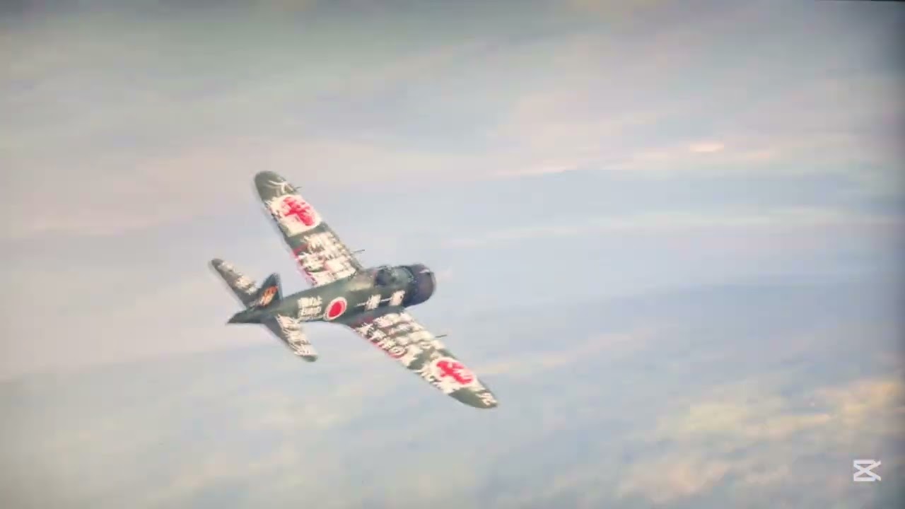 愛國の零戦五二型 #warthunder #零戦