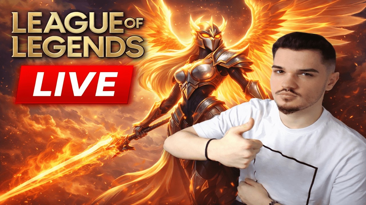 🔴 LIVE  League of Legends - joc pe main pana ajung rank 67 pe server