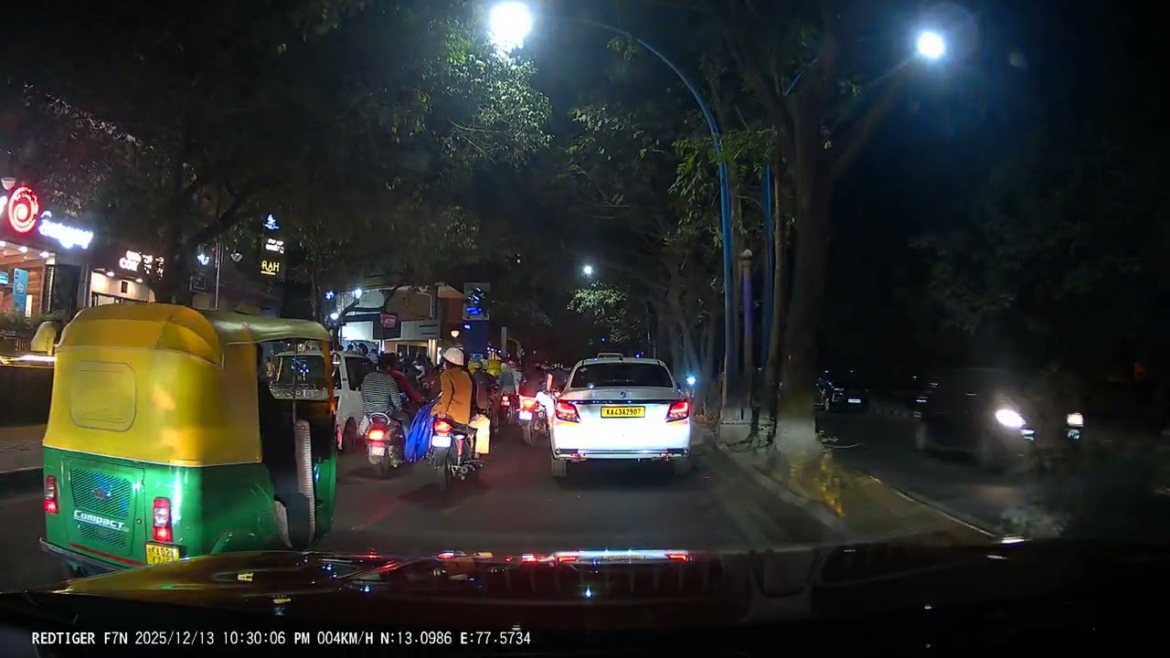 Yelahanka | Bangalore | RedTiger F7 4K Dashcam | Kia Sonet