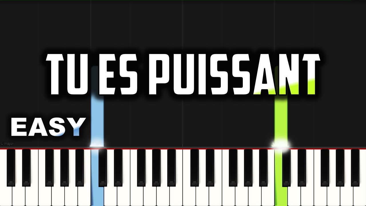 Deborah Lukalu Ft. Lord Lombo - Tu Es Puissant | EASY PIANO TUTORIAL BY Extreme Midi
