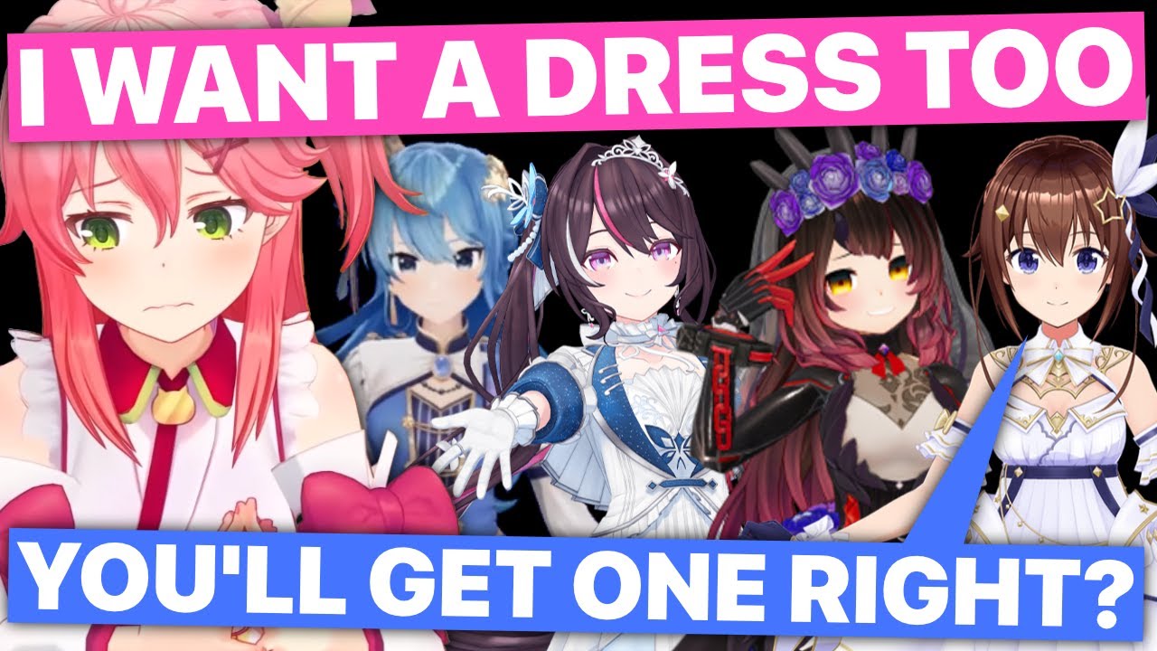 Miko Tells Sora She Wants A Dress Like Other Gen 0 Members (Sora & Miko / Hololive) [Eng Subs]