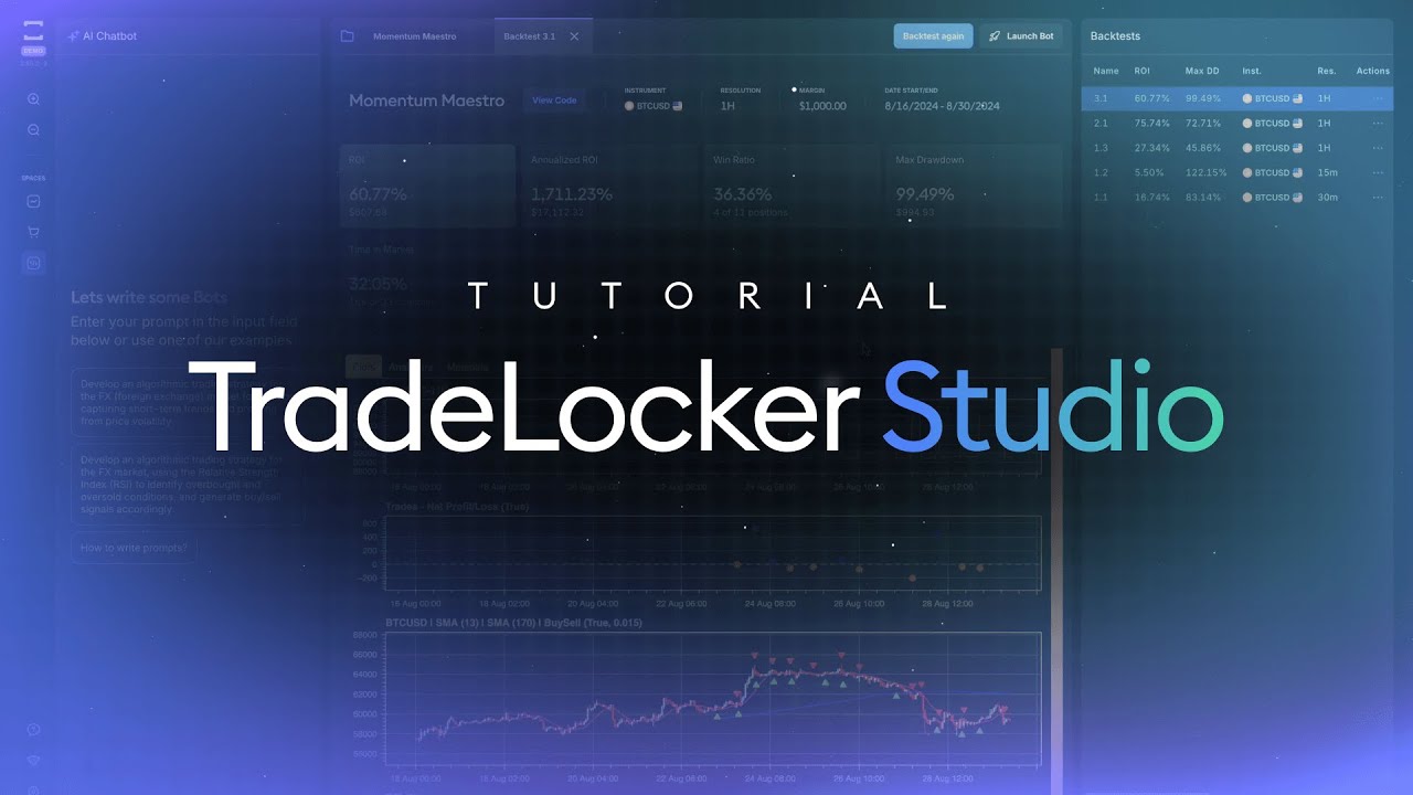 The Official TradeLocker Studio Tutorial | TradeLocker