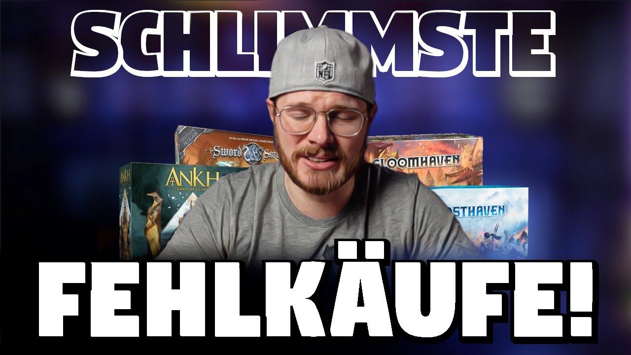 Meine SCHLIMMSTEN Fehlkäufe - Diese Brettspiele hätte ich nicht kaufen sollen!