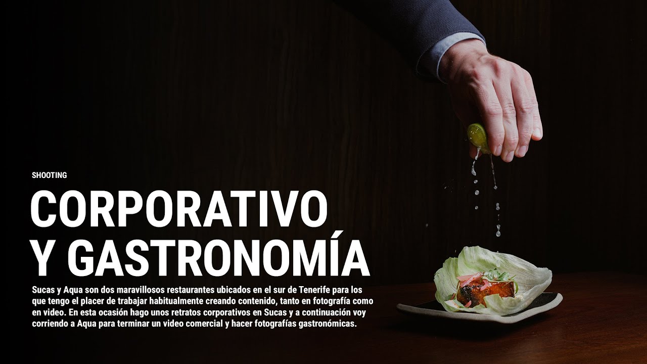 Así trabaja un FOTÓGRAFO PROFESIONAL DE GASTRONOMIA en su día a día ⚡️👏🏼