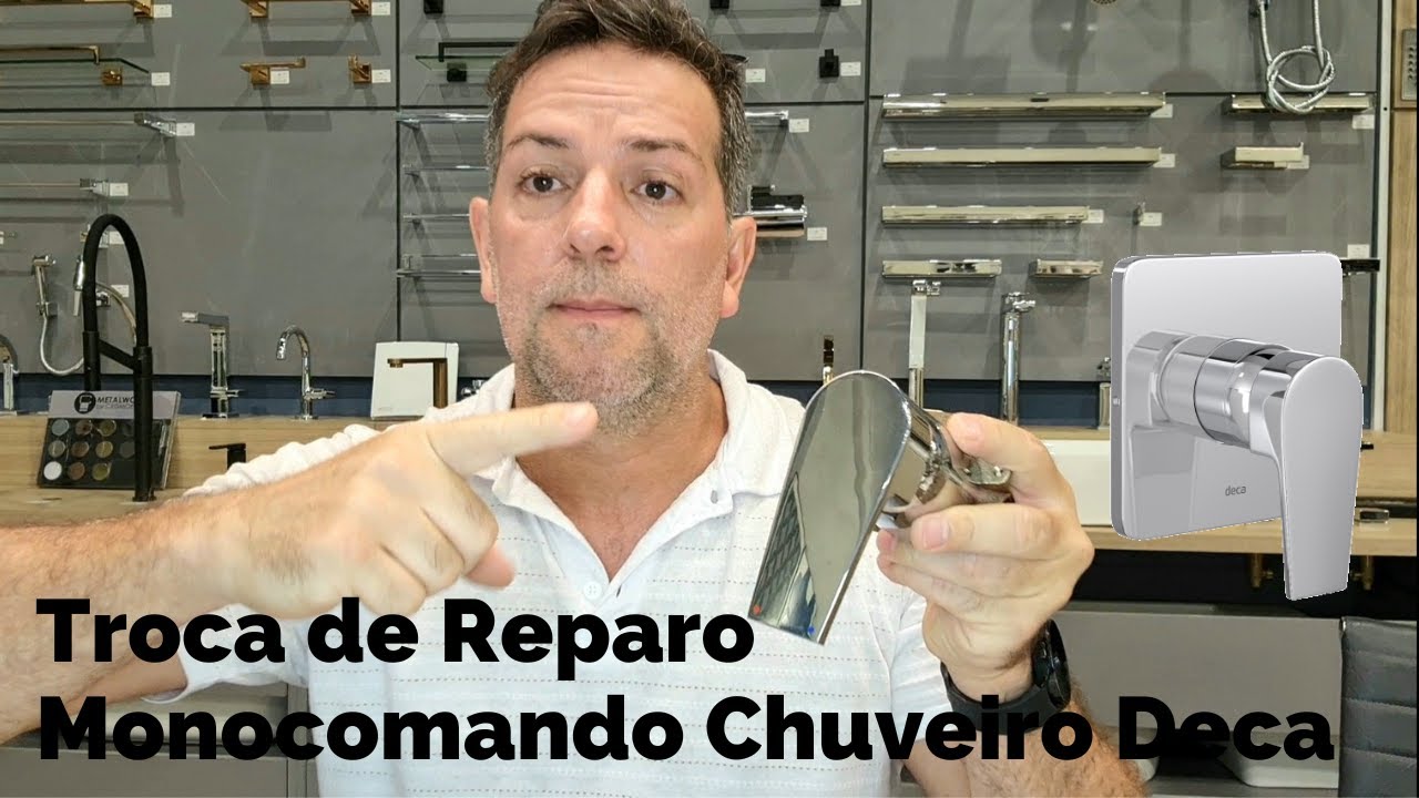 Como Trocar Reparo de Misturador Monocomando para Chuveiro Deca