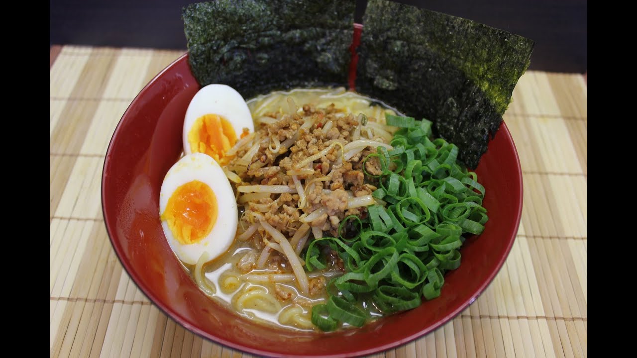 How to make miso ramen 味噌ラーメン（間違いあり）