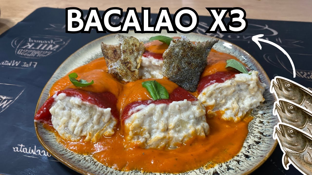 La Mejor Receta de PIMIENTOS  DEL PIQUILLO RELLENOS DE BACALAO 🐟 | ¡Vaya Salsa!