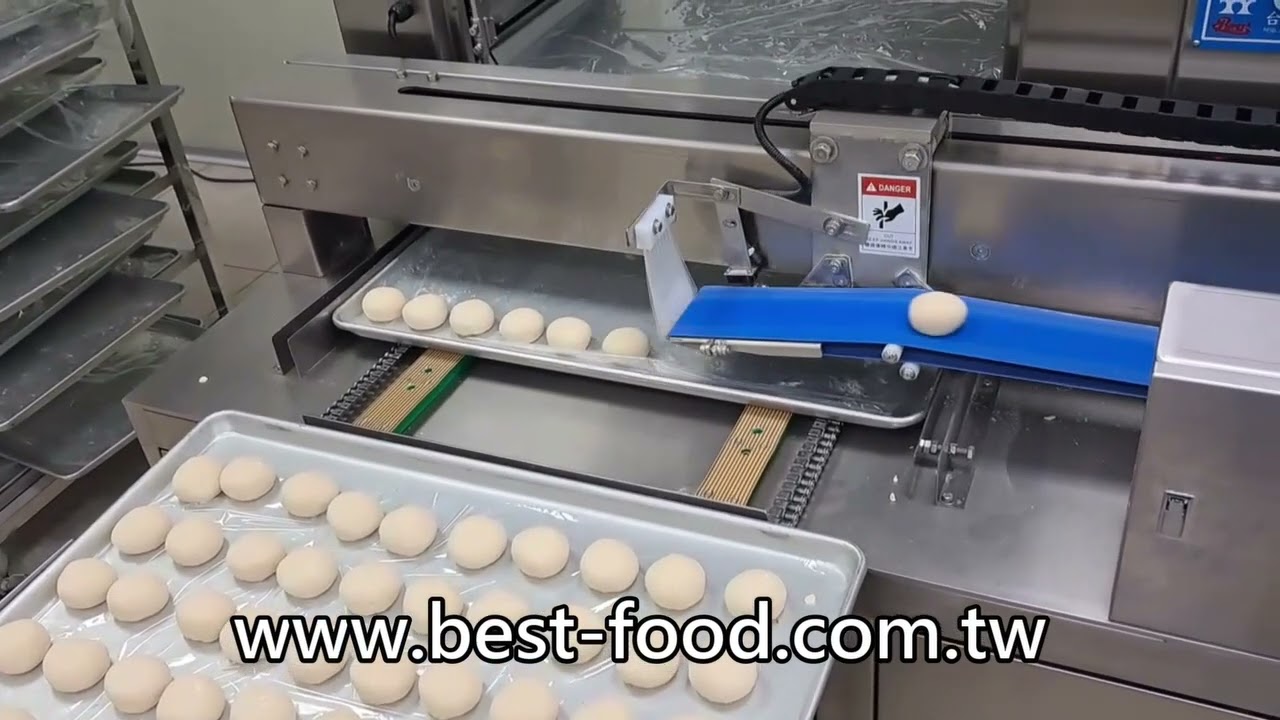 DR-Aligning–Auto. Dough Dividing & Rounding + Aligning Line/自動麵團分割滾圓+自動排盤線