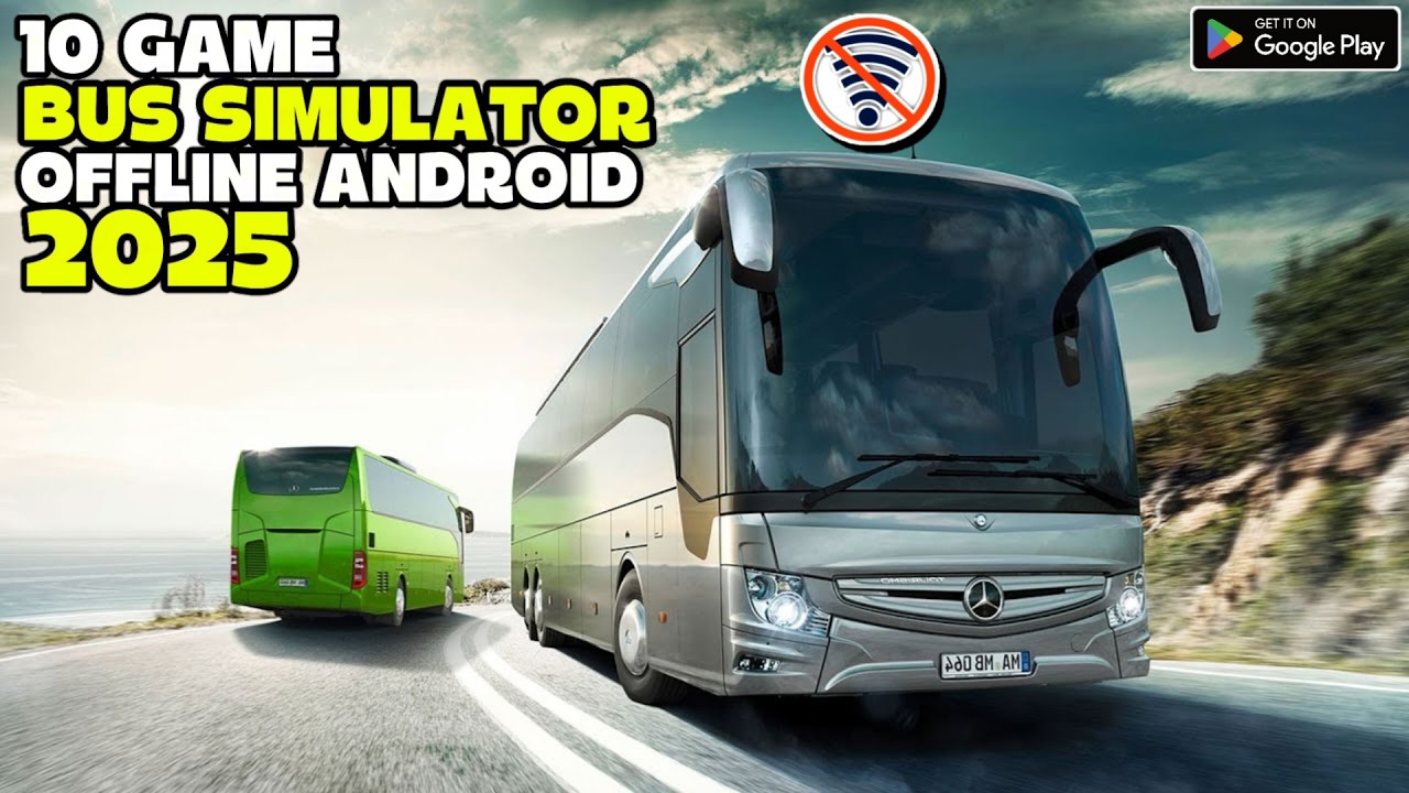 Gamenya dijamin seru banget guys ‼️ 10 game bus simulator terbaik android 2025 OFFLINE