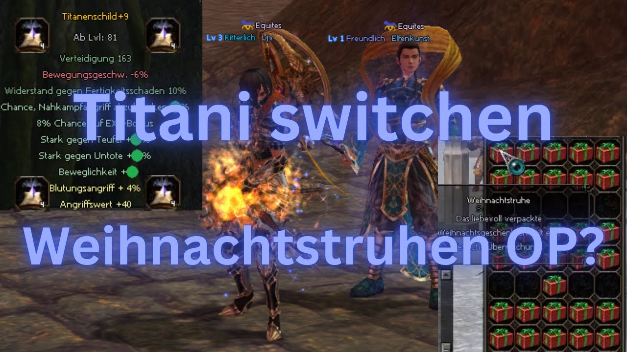 Metin2 DE Teutonia • Titani switchen • Weihnachtstruhen öffnen •
