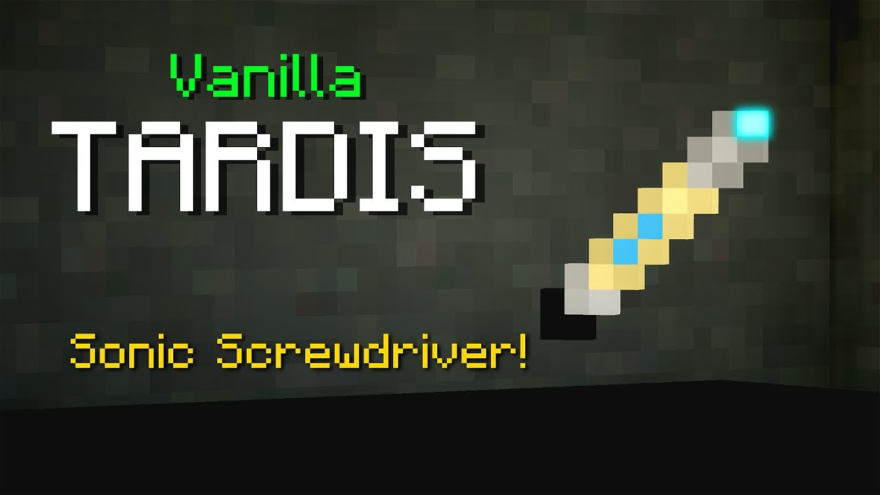 [Vanilla Minecraft TARDIS 1.19] Sonic Screwdriver!