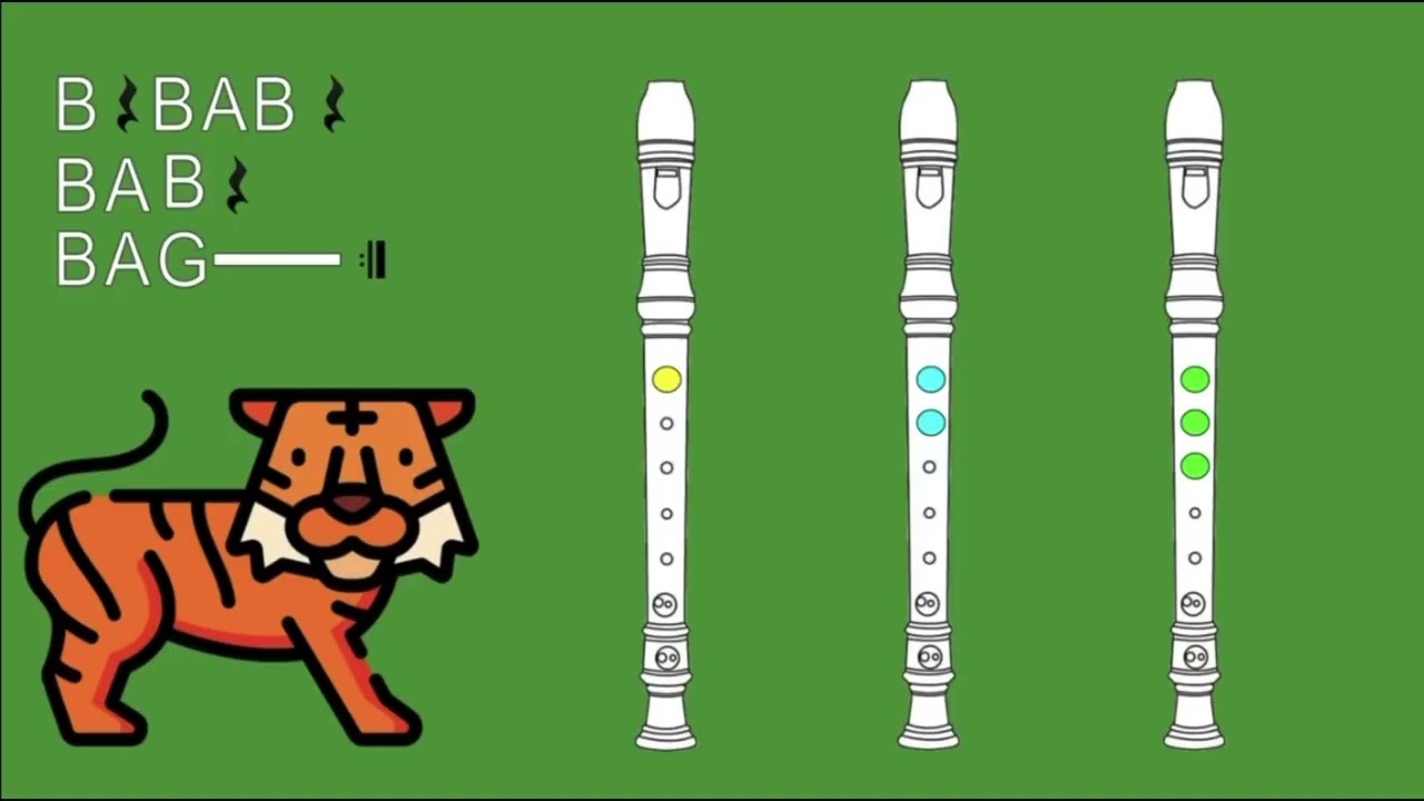 Eye of the Tiger Recorder Play Along