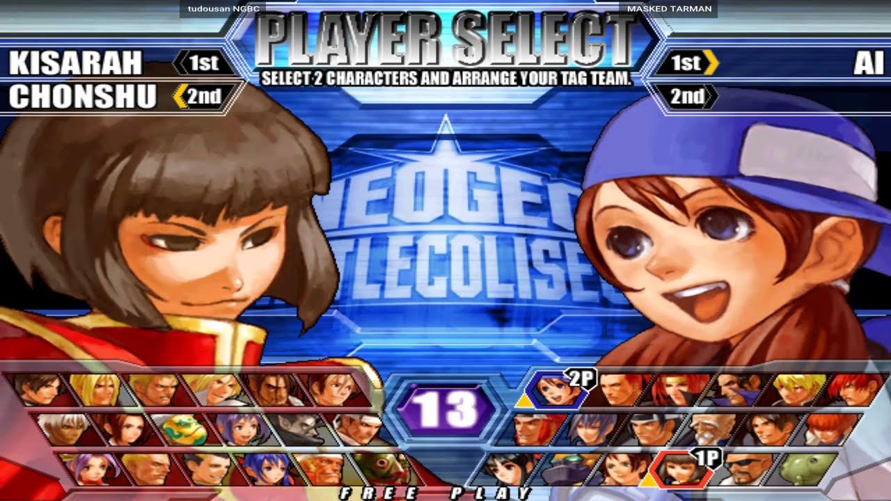 Fightcade 👊 Neogeo Battle Colisuem 👊🏾 Tudousan NGBC 🇯🇵 Vs MASKED TARMAN 🇯🇵