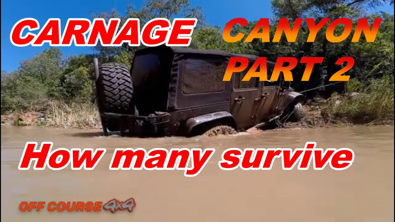 S3E4 Hectic rock Suzuki Jimny Suzuki SJ Jeep Rubicon 80 Series - Carnage Canyon South Africa Part 2