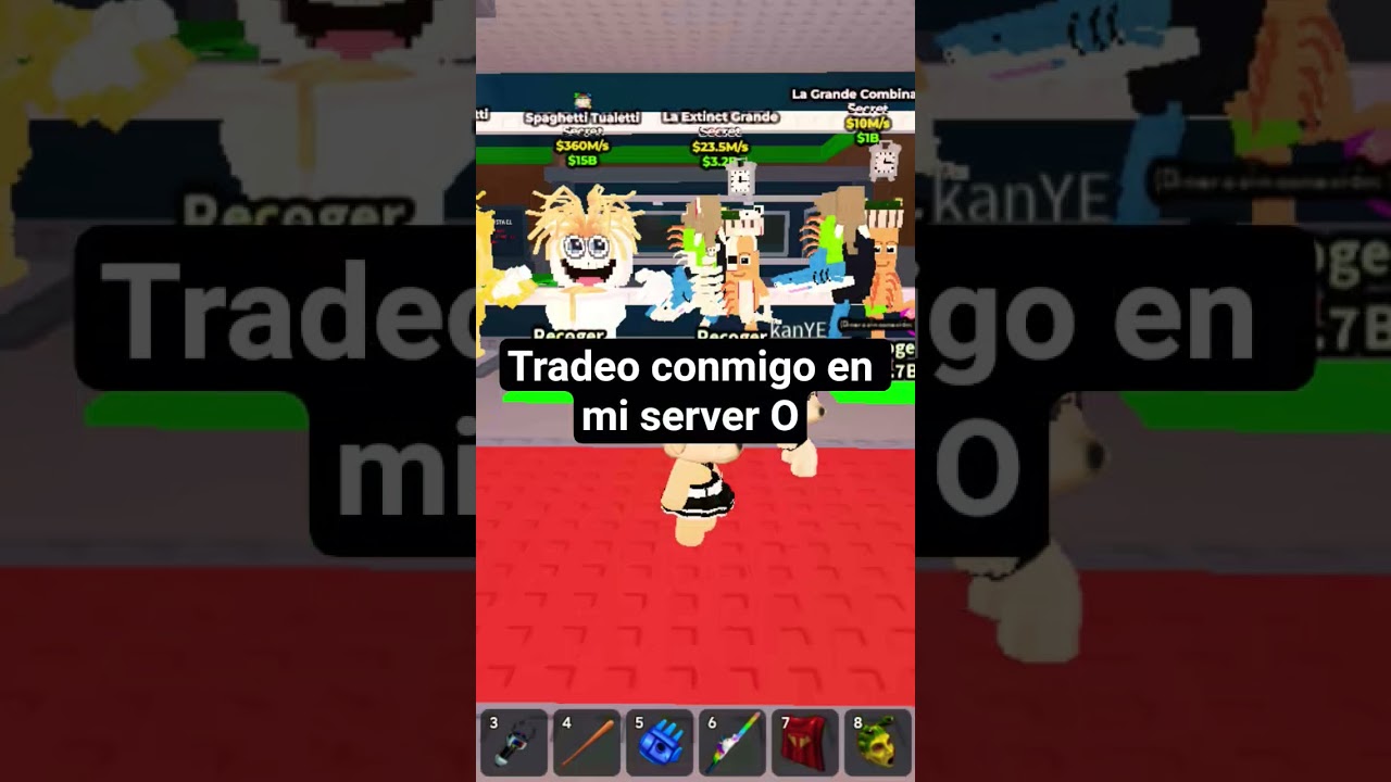 &iquest;Quieres tradear? hazlo en este server o conmigo #trades #discord #stealabrainrot