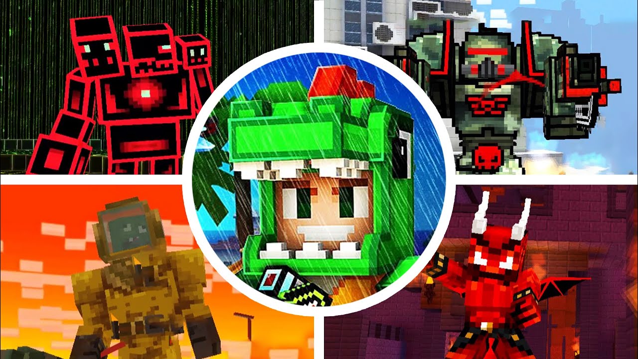 Pixel Gun 3D [2021] - All Bosses + Raids