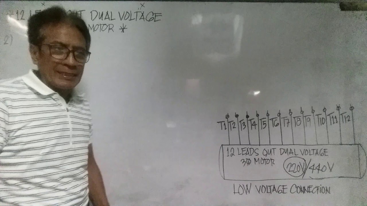 PART-1-12LEADS OUT HIGH AND LOW VOLTAGE WYE CONNECTION