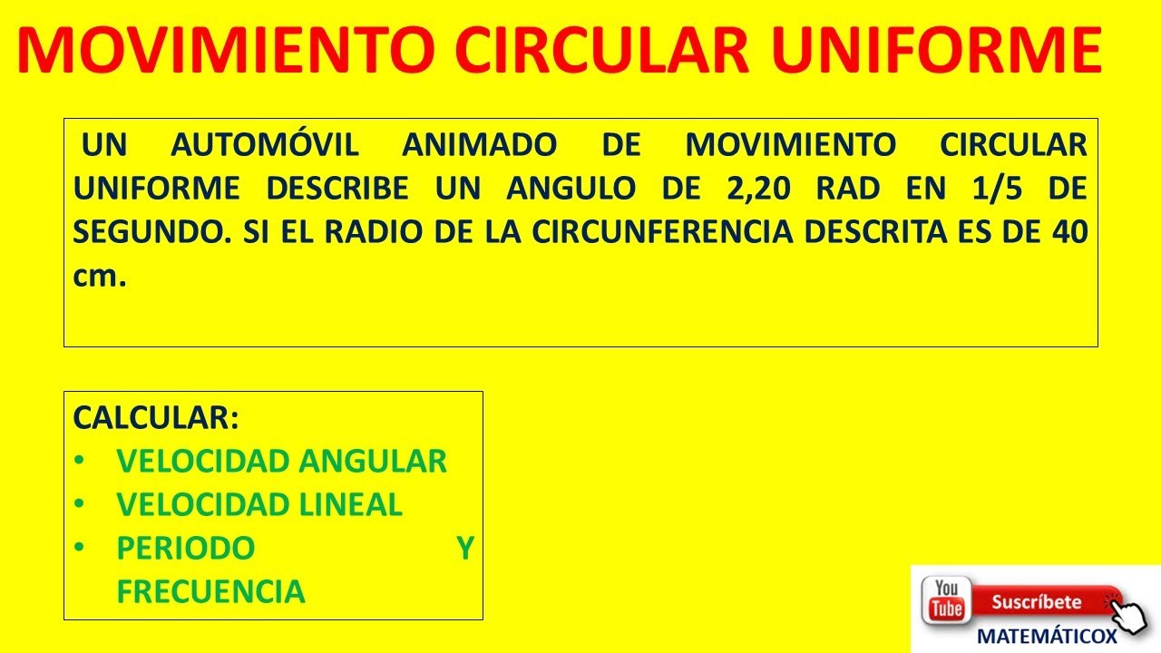 490 MOVIMIENTO CIRCULAR UNIFORME: un automóvil animado de movimiento circular uniforme describe...