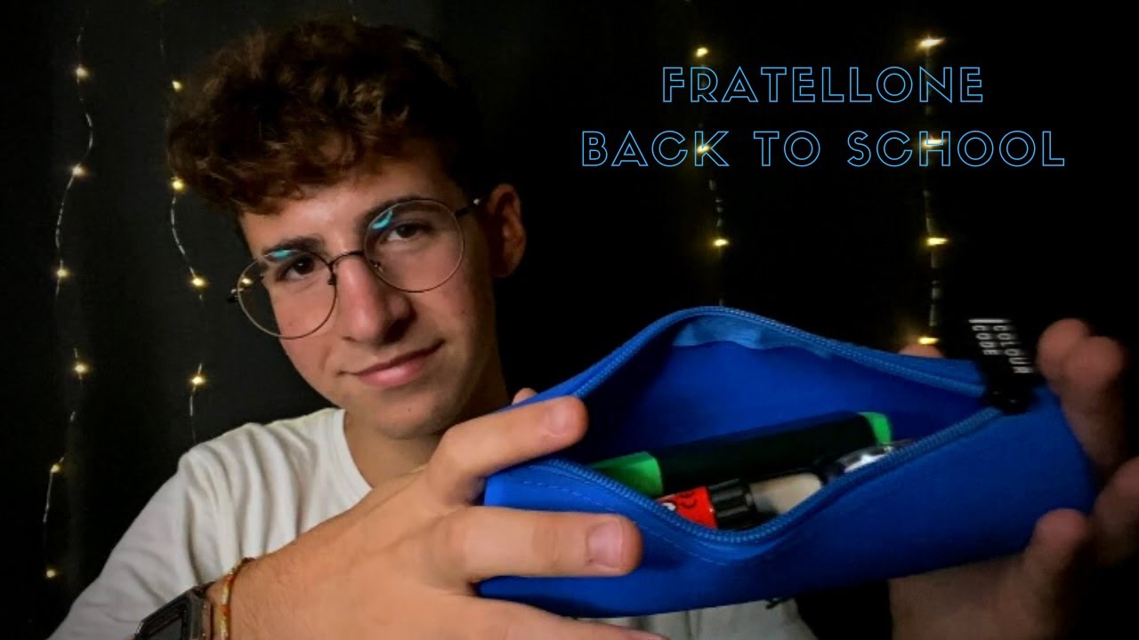 📒FRATELLONE ti aiuta a preparare lo zaino🎒 *BACK TO SCHOOL/CANCELLERIA*🏫📏🖋  | RolePlay ASMR ITA