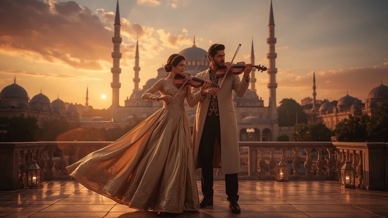 Sunset Turkish Violin Melody in Istanbul ✨ -  Calm & Relaxing Instrumental