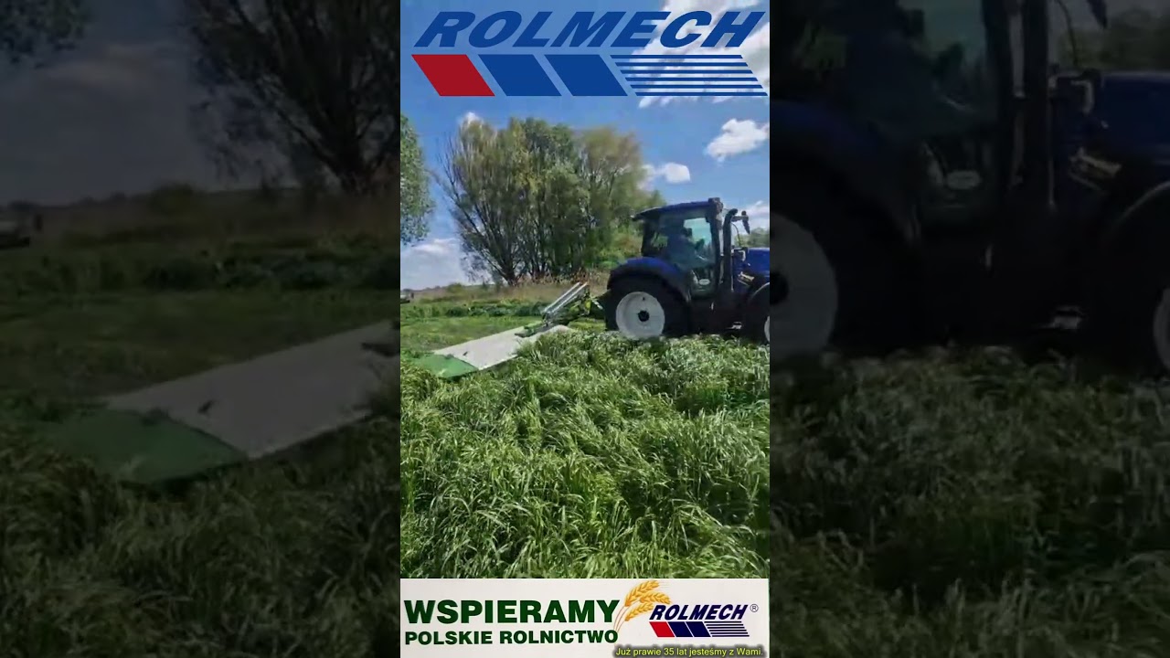 Uruchomienie kosiarki PRONAR PDT 300 ROLMECH #maszynykomunalne #maszynyrolnicze #rolmech #pronar