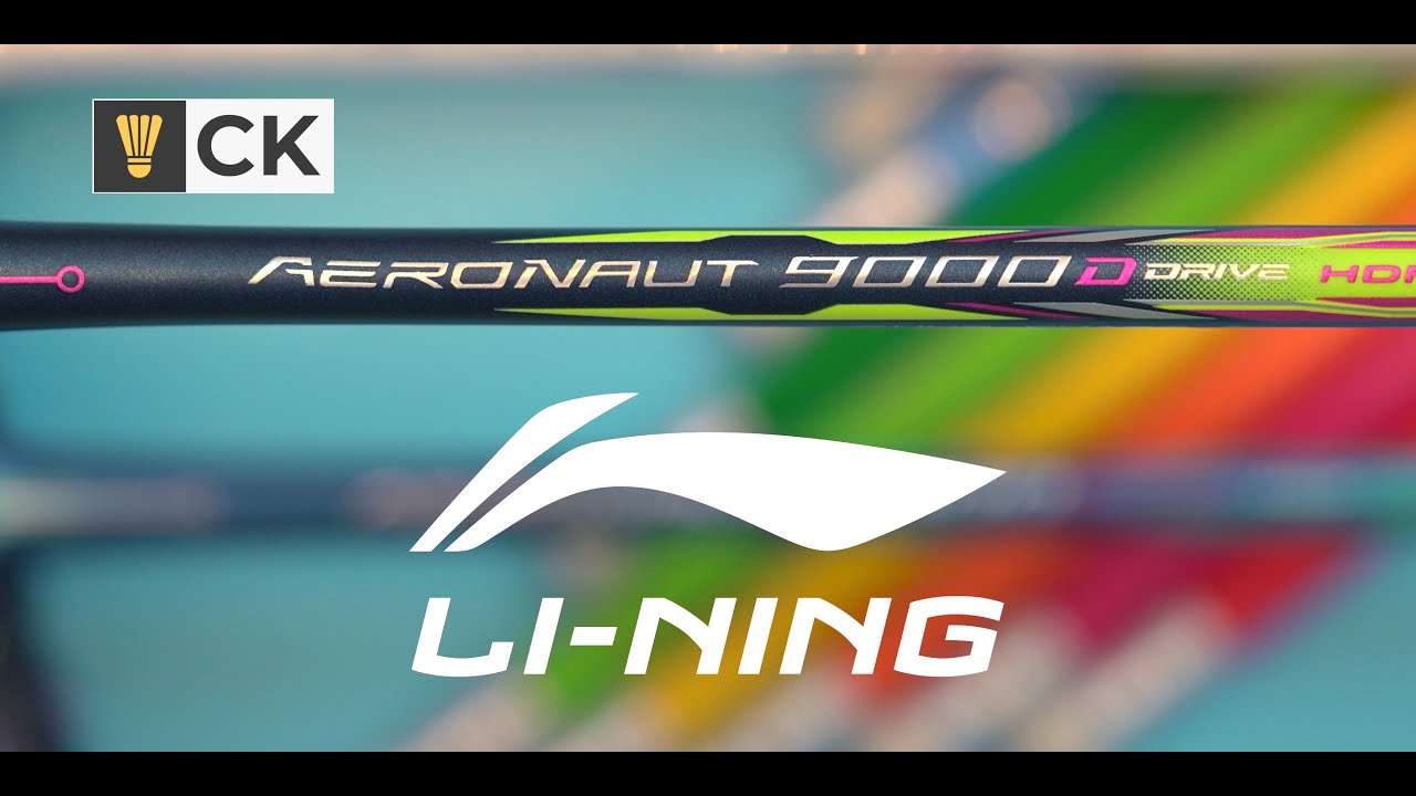 Li Ning Aeronaut 9000D badminton racket review - Speedy doubles racket!