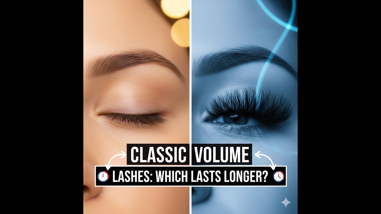 Classic vs Volume Lashes Explained: Longevity, Shedding & Which Lasts Longer