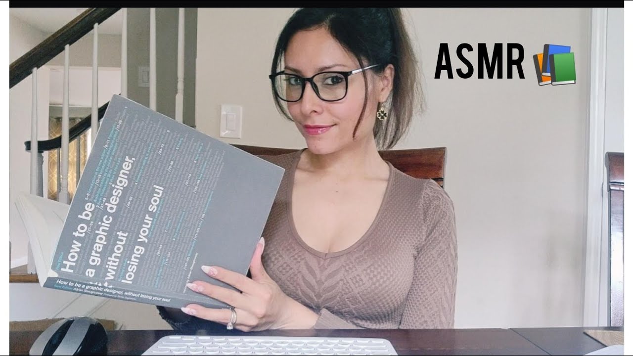ASMR: Librarian Roleplay (page turning, typing and writing sounds)