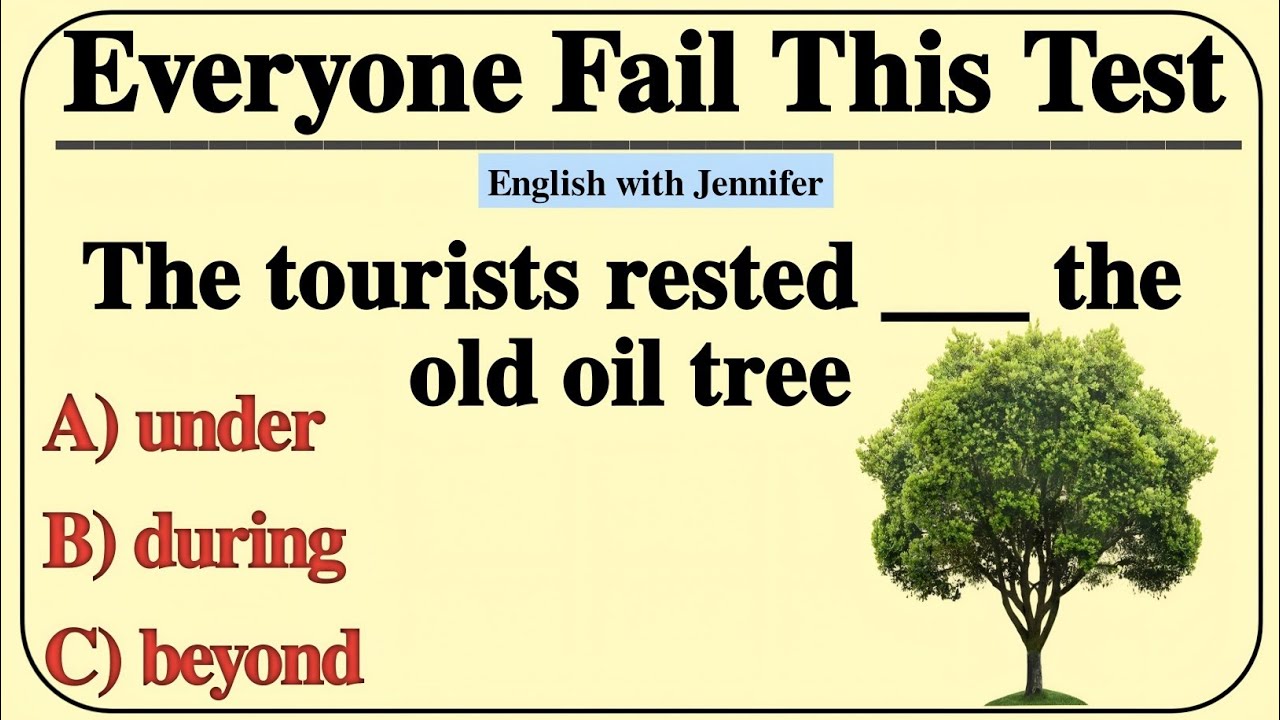 Most People Fail This Preposition Test | 60 English Grammar Questions
