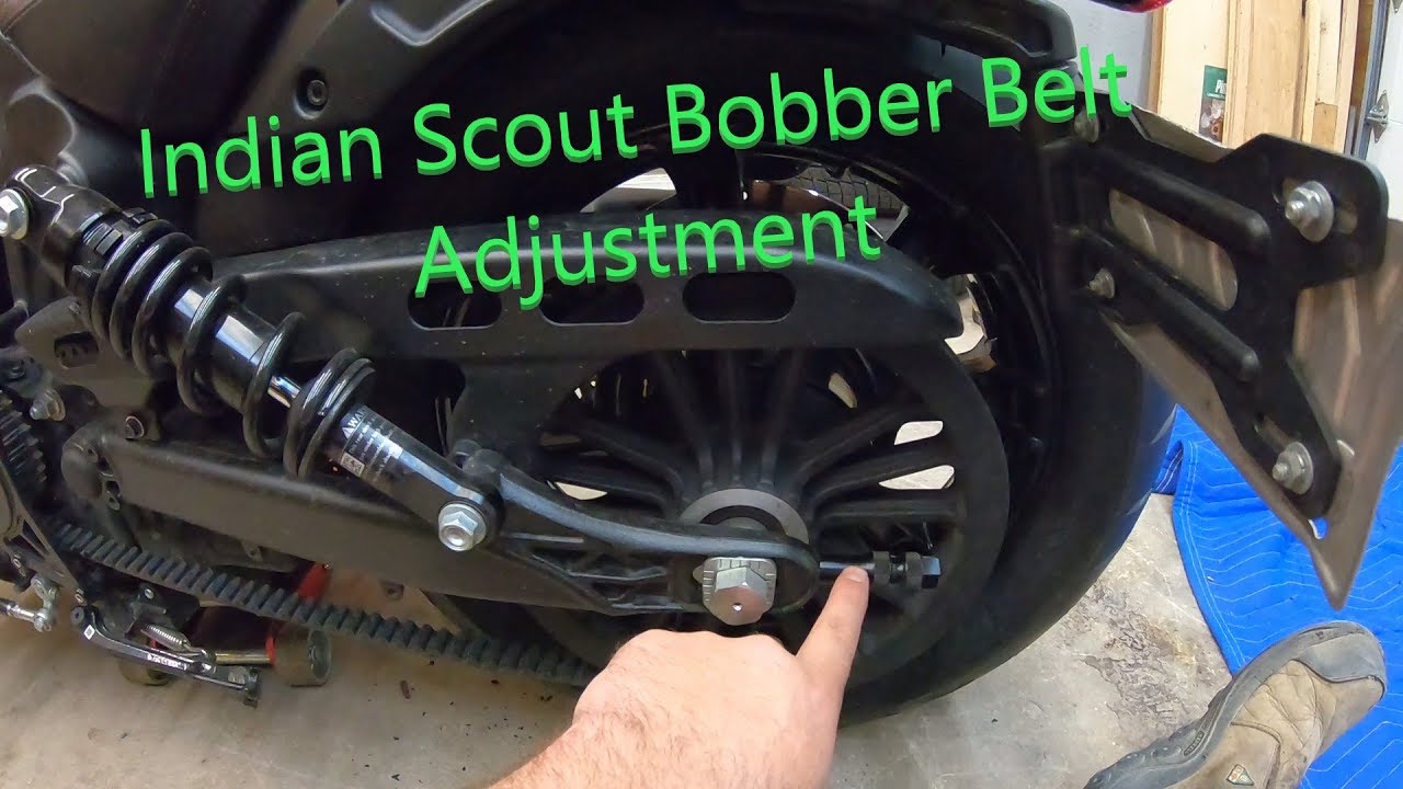 Indian Scout Bobber Belt Adjustment