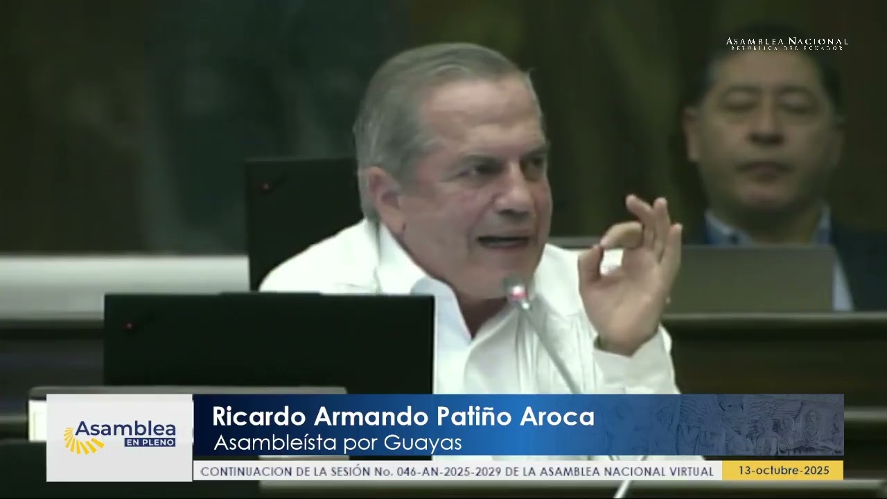 Asamble&iacute;sta Ricardo Pati&ntilde;o - Sesi&oacute;n 046